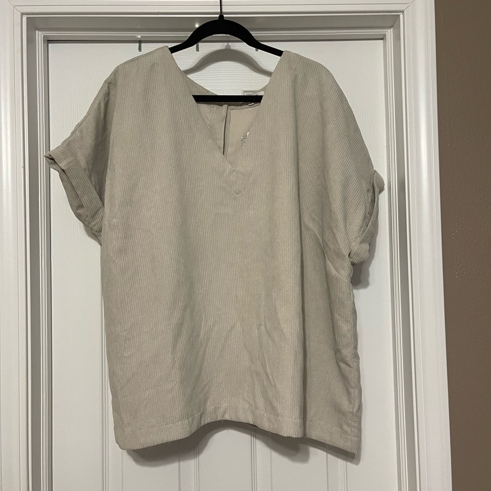 Madewell Cream Top